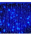 Гирлянда штора 240 LED 2х2 метра синяя