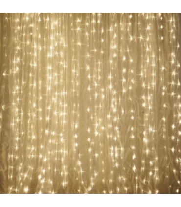 Гирлянда штора тепло белая 240 LED 2х2 метра оптом, TV Shop , 7,50 $