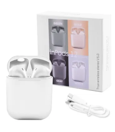 Беспроводные Bluetooth наушники с боксом inPods i12 tws Pro white оптом, Cope , 6,00 $