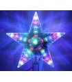Звезда на ёлку RGB мультицвет микс 18*15 см