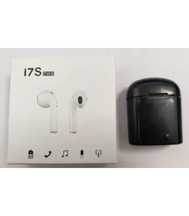 Черные Bluetooth беспроводные наушники i7 TWS mini с кейсом оптом, Cope , 3,50 $