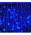 Гирлянда штора 240 LED 2х2 метра синяя
