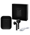 Bluetooth наушники беспроводные Apl AirPods 1601 с боксом черные