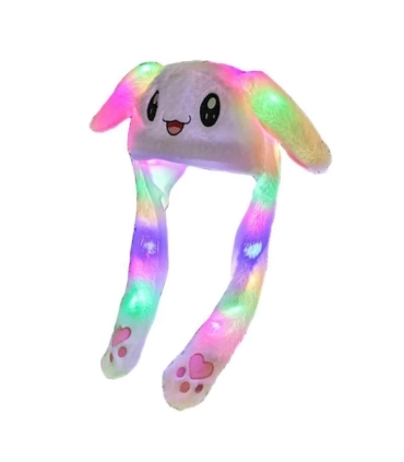 Світиться шапочки з білими вушками, що рухаються. оптом, TV Shop , 3,30 $