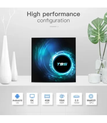 Смарт приставка TV box T95 4/64Gb Android 10.0 оптом, TV Shop , 37,00 $