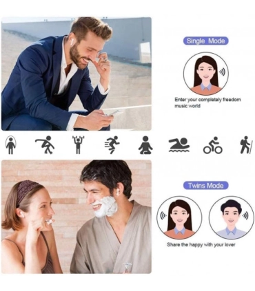 Бездротові навушники Moin Max P90 Pro з боксом white оптом, Cope , 11,80 $