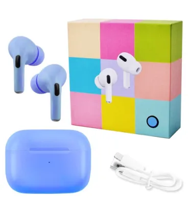 Бездротові навушники Macaroons Apl AirPod Pro blue оптом, Cope , 7,50 $