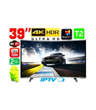 Вигнутий смарт телевізор COMER 39" дюйма LCD Led TV curved оптом, COMER , 260,00 $