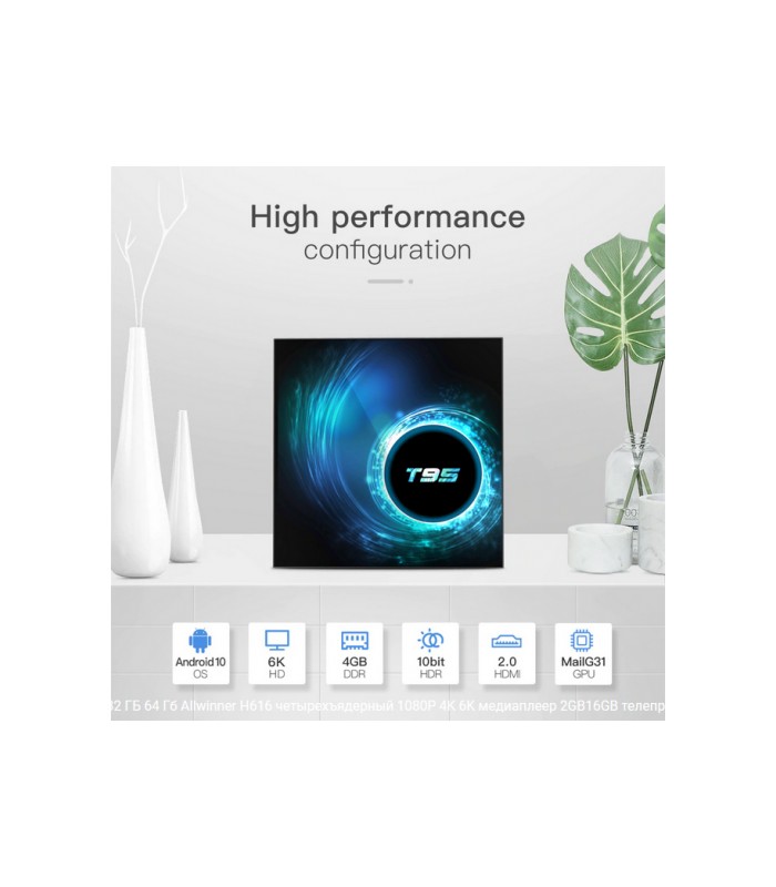 Смарт приставка TV box T95 4/64Gb Android 10.0 купить оптом
