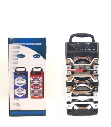 Портативная MP3 колонка с Bluetooth WSTER QS-102 оптом, WSTER , 10,00 $