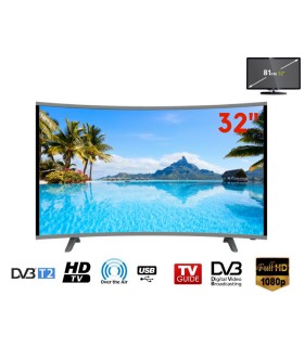 Изогнутый смарт телевизор COMER 32" LCD Led TV curved купить