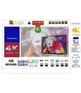 Смарт телевізори Smart TV 4K UHD 46" дюйми оптом, TV Shop , 185,00 $