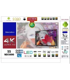 Плоский Led LCD 4К Smart TV 55" дюймів оптом, TV Shop , 280,00 $