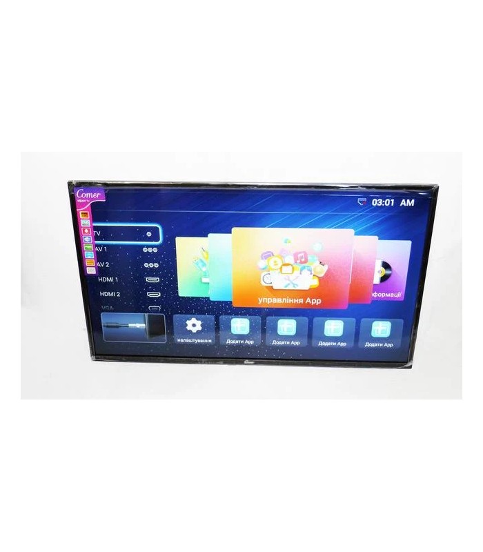 Телевізори LED 4К UHD Smart TV COMER 65" дюймів купити оптом