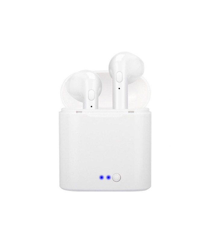 Білі Bluetooth бездротові навушники i7 TWS mini з кейсом