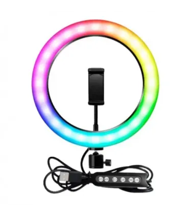 Цветная кольцевая лампа 26 см RGB MJ-26 оптом, TV Shop , 7,80 $
