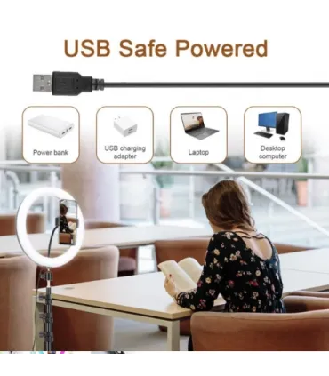 Цветная кольцевая лампа 26 см RGB MJ-26 оптом, TV Shop , 7,80 $