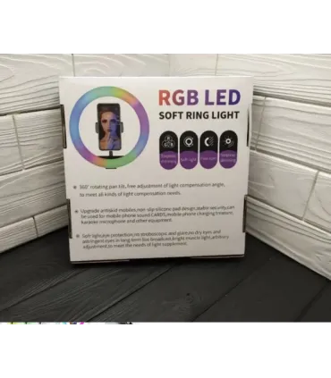 Цветная кольцевая лампа 26 см RGB MJ-26 оптом, TV Shop , 7,80 $