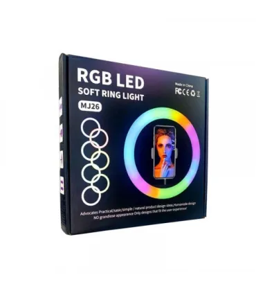 Цветная кольцевая лампа 26 см RGB MJ-26 оптом, TV Shop , 7,80 $