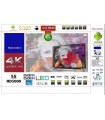 Плоский Led LCD 4К Smart TV 55" дюймів