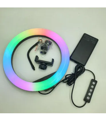 Цветная кольцевая лампа с пультом 36 см LED RGB MJ-36 оптом, TV Shop , 16,00 $