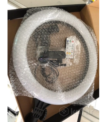 Кольорова кільцева LED селфі лампа 38 см RGB MJ-38 оптом, TV Shop , 21,00 $