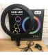 Кольорова кільцева LED селфі лампа 38 см RGB MJ-38 оптом, TV Shop , 21,00 $