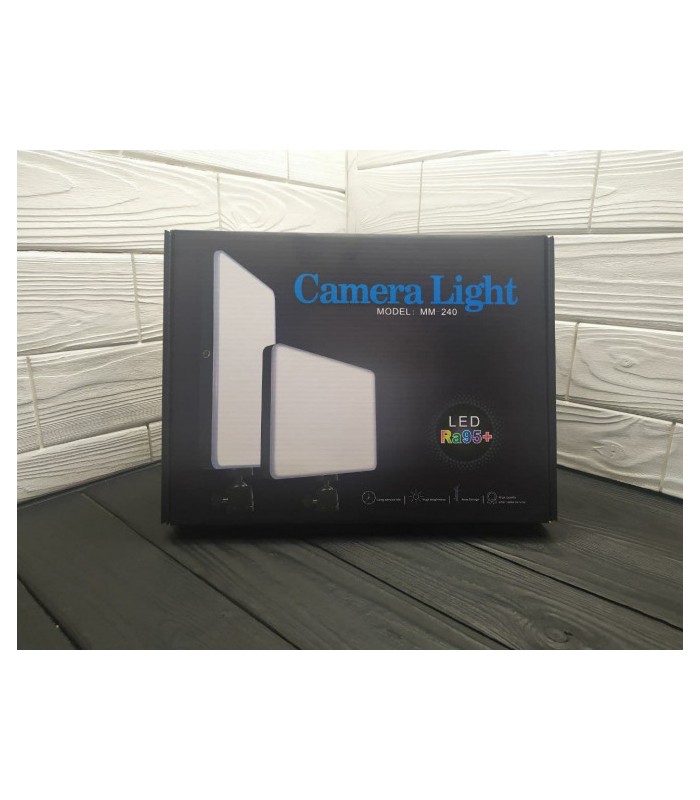 Софтбокс світлодіодний LED лампа 10" Camera Light MM-240 купити