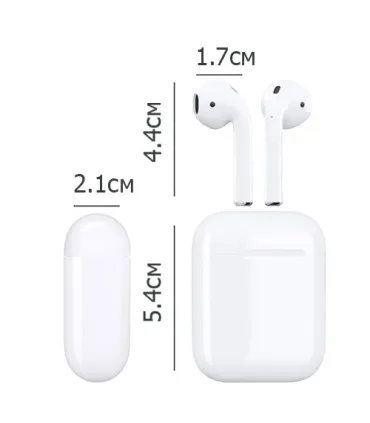 Bluetooth наушники беспроводные Apl AirPods 1601 с боксом оптом, Cope , 17,00 $