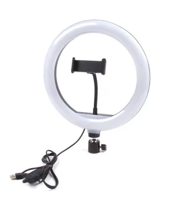 Селфи кольцевая LED лампа 30 см с держателем для телефона S31 оптом, TV Shop , 8,50 $