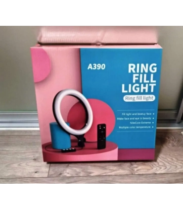 Велика кільцева лампа LED 38 см з пультом A390 оптом, TV Shop , 23,00 $