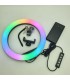 Кольорова кільцева лампа з пультом 36 см LED RGB MJ-36 купити