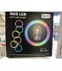 Цветная кольцевая LED селфи лампа 38 см RGB MJ-38 купить оптом