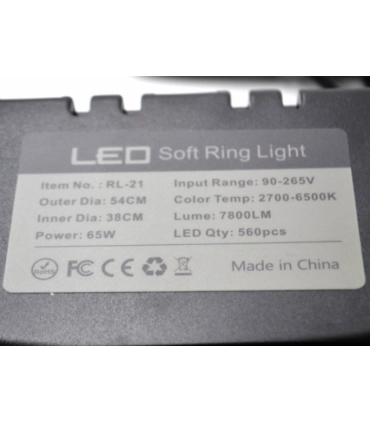 Велика професійна кільцева лампа 54 см RL-21 оптом, TV Shop , 44,00 $