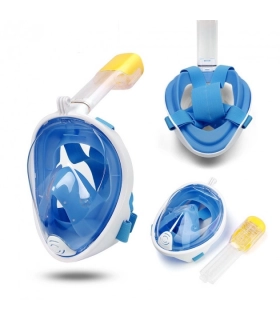 Маска для плавання снорклінгу синя L/XL EasyBreath Tribord оптом, Cope , 10,00 $