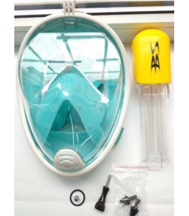 Маска для подводного плавания, снорклинга зеленая S/M EasyBreath оптом, Cope , 10,00 $