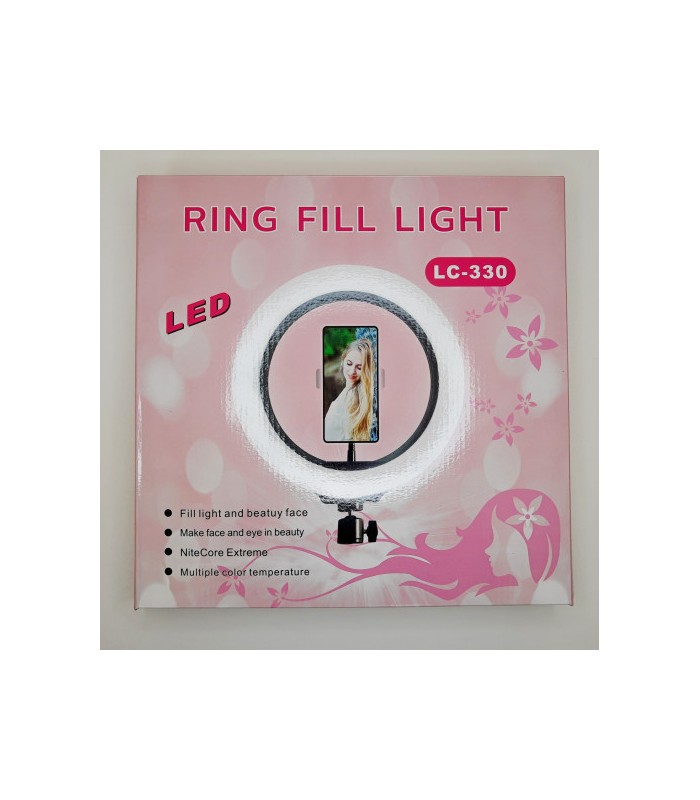 LED кольцевая лампа 33 см Ring Fill Light LC-330 купить оптом