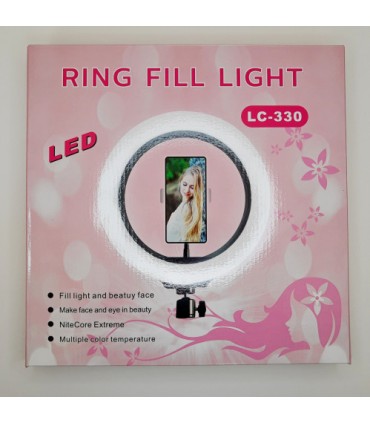 LED кільцева лампа 33 см Ring Fill Light LC-330 купити оптом