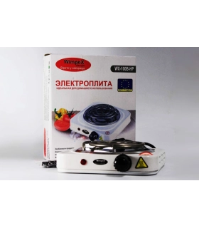 Спиральная электрическая плита ТЭН 1000 Вт Wimpex WX-100B оптом, WimpeX , 5,50 $