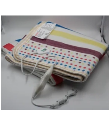 Електропростирадла 150 см × 120 см Кольорова смугаста з сумкою оптом, UKC , 13,00 $