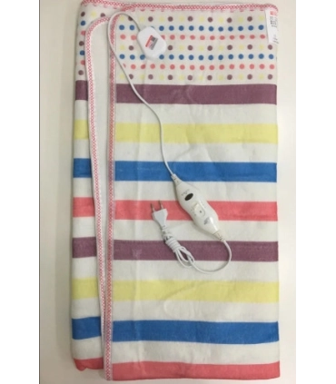 Електропростирадла 150 см × 120 см Кольорова смугаста з сумкою оптом, UKC , 13,00 $