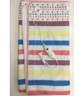 Електропростирадла 150 см × 180 см Кольорова смугаста з сумкою оптом, UKC , 13,00 $