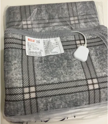 Электропростыни 150 см × 180 см серые Клетчатые с сумкой оптом, UKC , 15,70 $