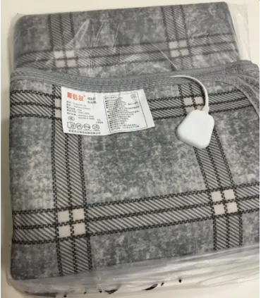 Электропростыни 150 см × 180 см серые Клетчатые с сумкой оптом, UKC , 15,70 $