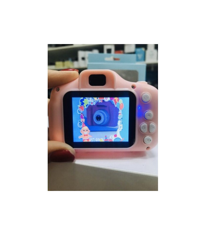 Детские фотоаппараты Smart Kids Camera X2 розовый с ремешком