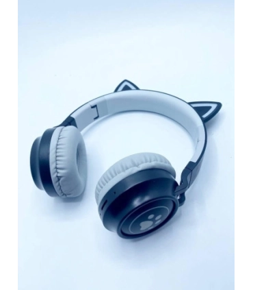 Детские беспроводные наушники светящийся ушки котика J28 Черные оптом, TV Shop , 9,00 $