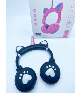 Дитячі бездротові навушники Єдиноріг Unicorn ME-2 Чорні оптом, TV Shop , 9,20 $