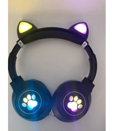 Дитячі бездротові навушники, що світиться, вушка котика ME-1 оптом, TV Shop , 9,60 $