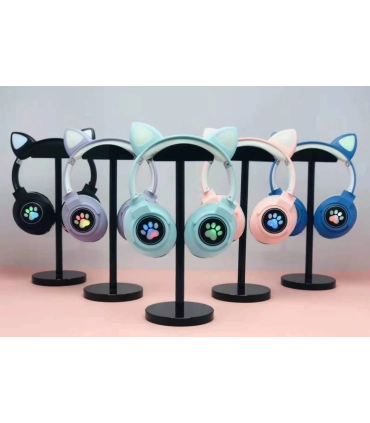 Дитячі бездротові навушники, що світиться, вушка котика ME-1 оптом, TV Shop , 9,60 $