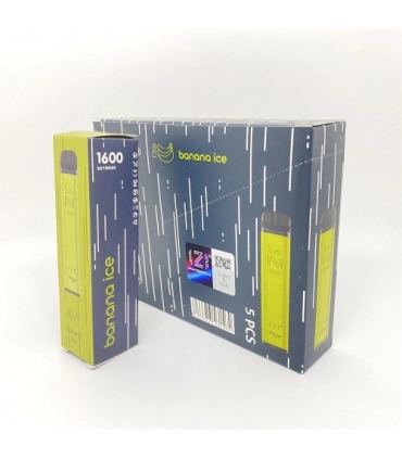 Одноразовые электронные сигареты IZI MAX 1600 тяг Банан со льдом оптом, IZI , 4,00 $